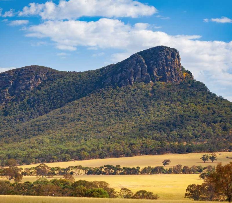 The Pinky sunset in summer time on the beach in Ballina, Byron b